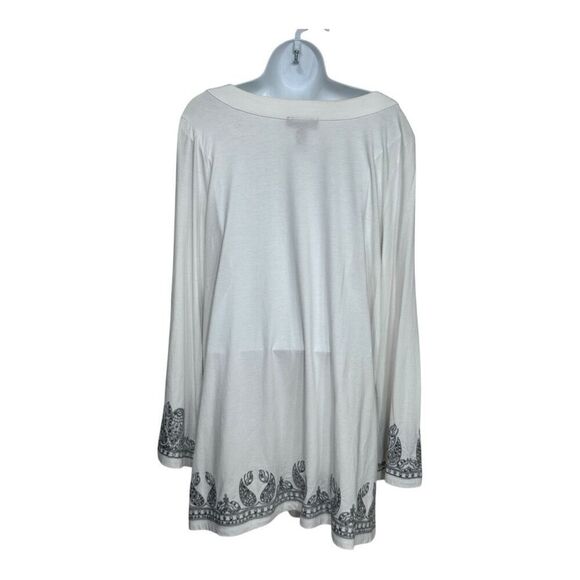 inc international concepts sequin tunic dress white pima cotton 2x - Picture 2 of 9